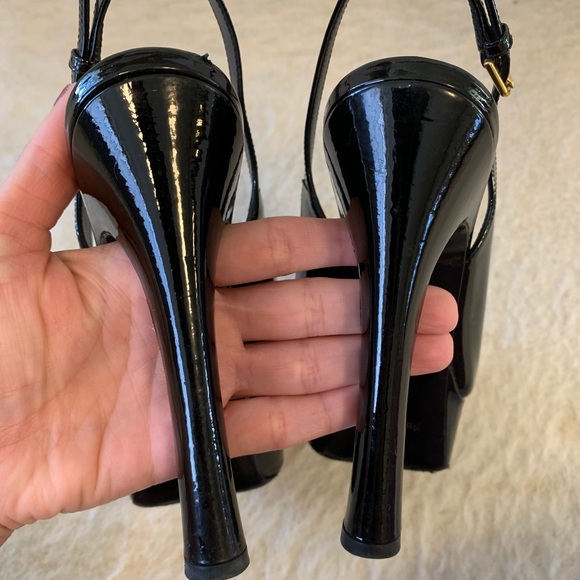 YSL Palais 105 Slingback Patent Heel - Picture 8 of 9